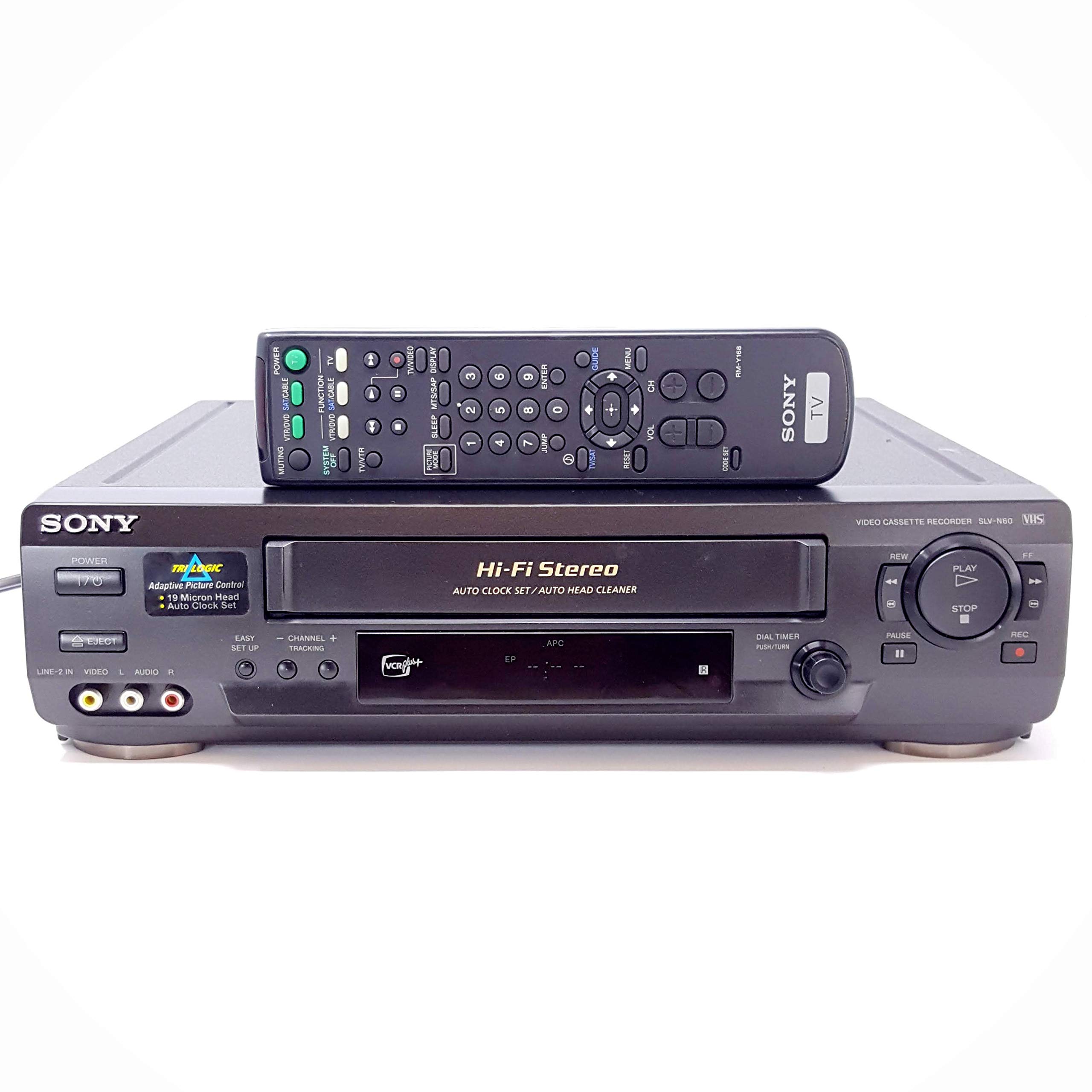 SONY SLV-N60 VCR VHS PLAYER 4-HEAD Hi-Fi STEREO WITH REMOTE - TE
